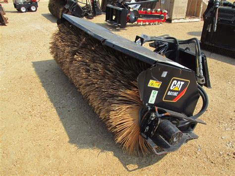 broom attachment for cat skid steer|caterpillar skid steer attachments broom.